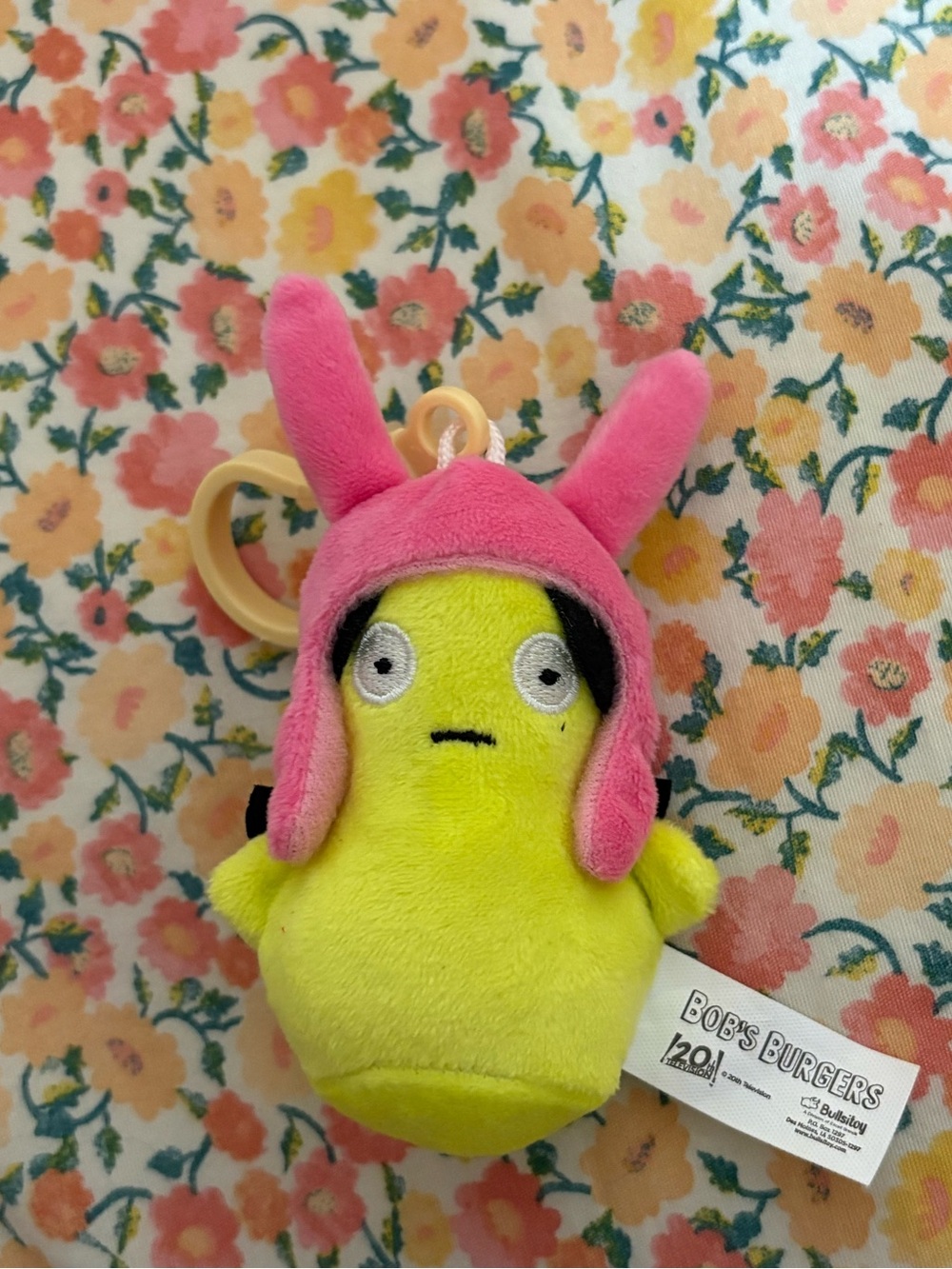 Louise Belcher kuchi kopi bag clip